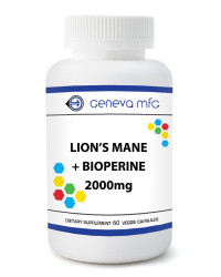 Organic Lion's Mane 2000 + BioPerine